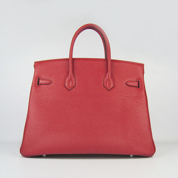 High Quality Fake Hermes Birkin 35CM Togo Leather Bag Red 6089 - Click Image to Close